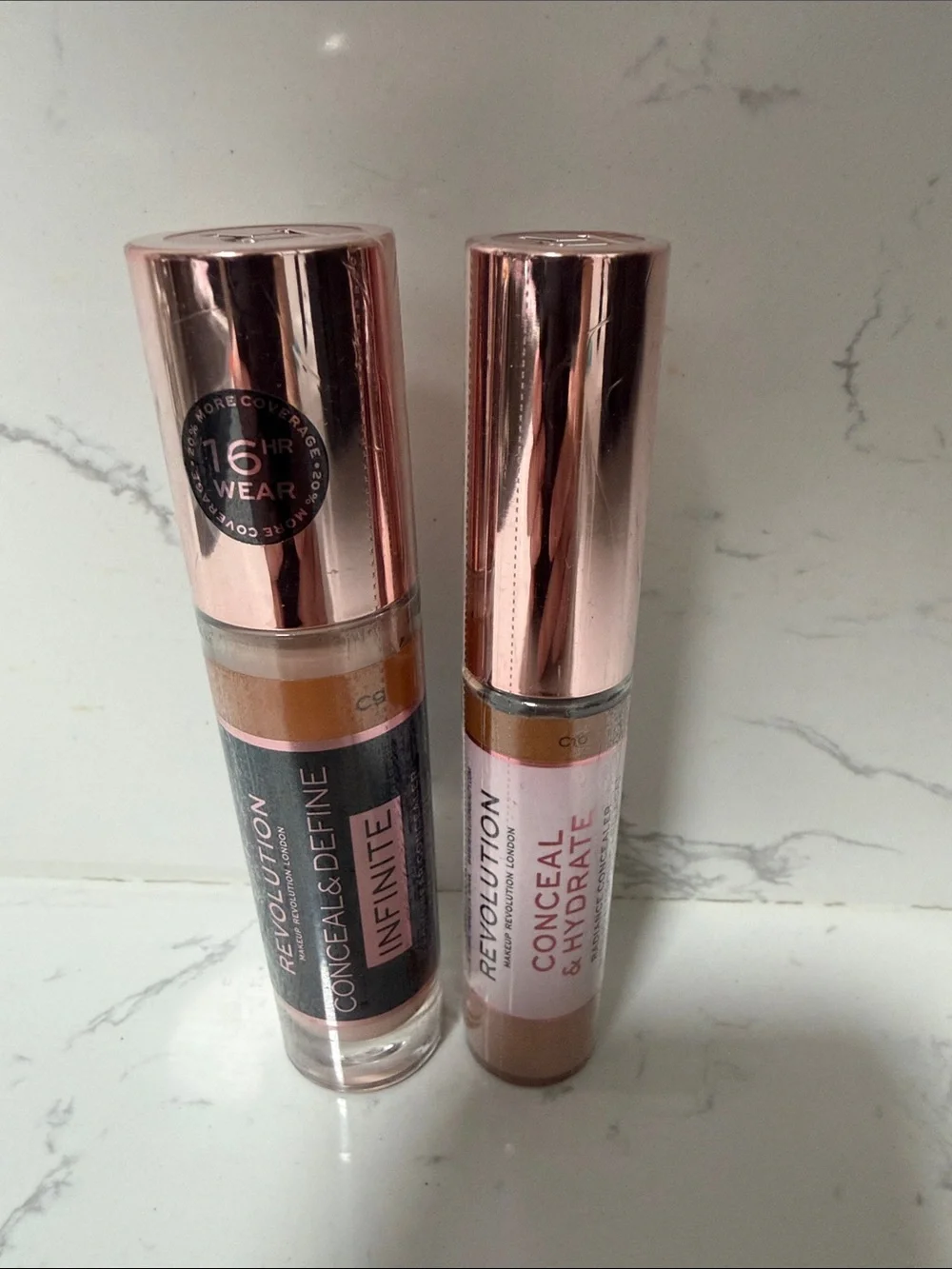 NEW Revolution Conceal & Hydrate C10 + Concealer & Define C9